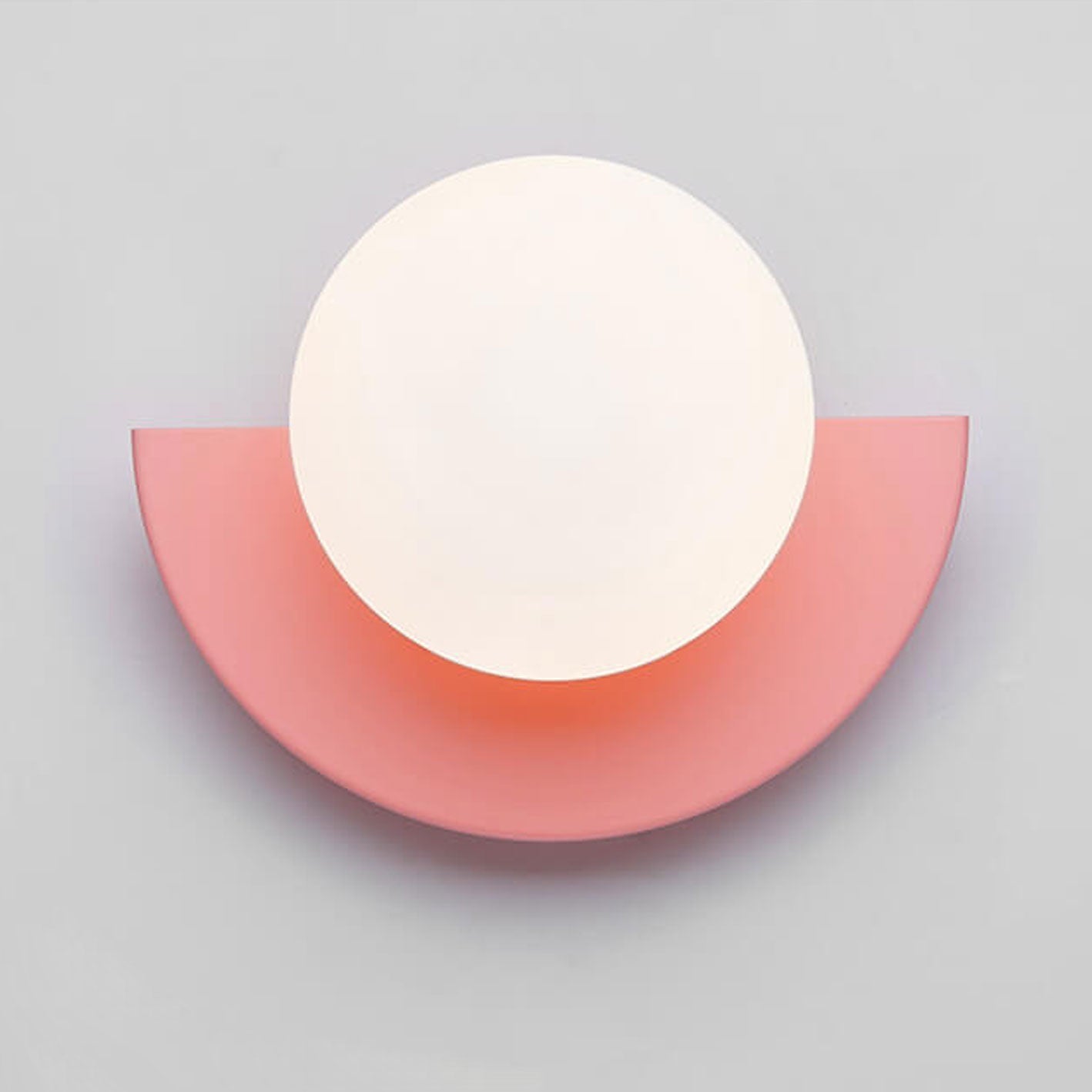 Modern Minimalist Glass Globe 1-Light Wall Sconce