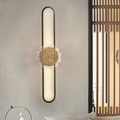 Full Copper Minimalist Ring Design LED Wall Sconce Lamp