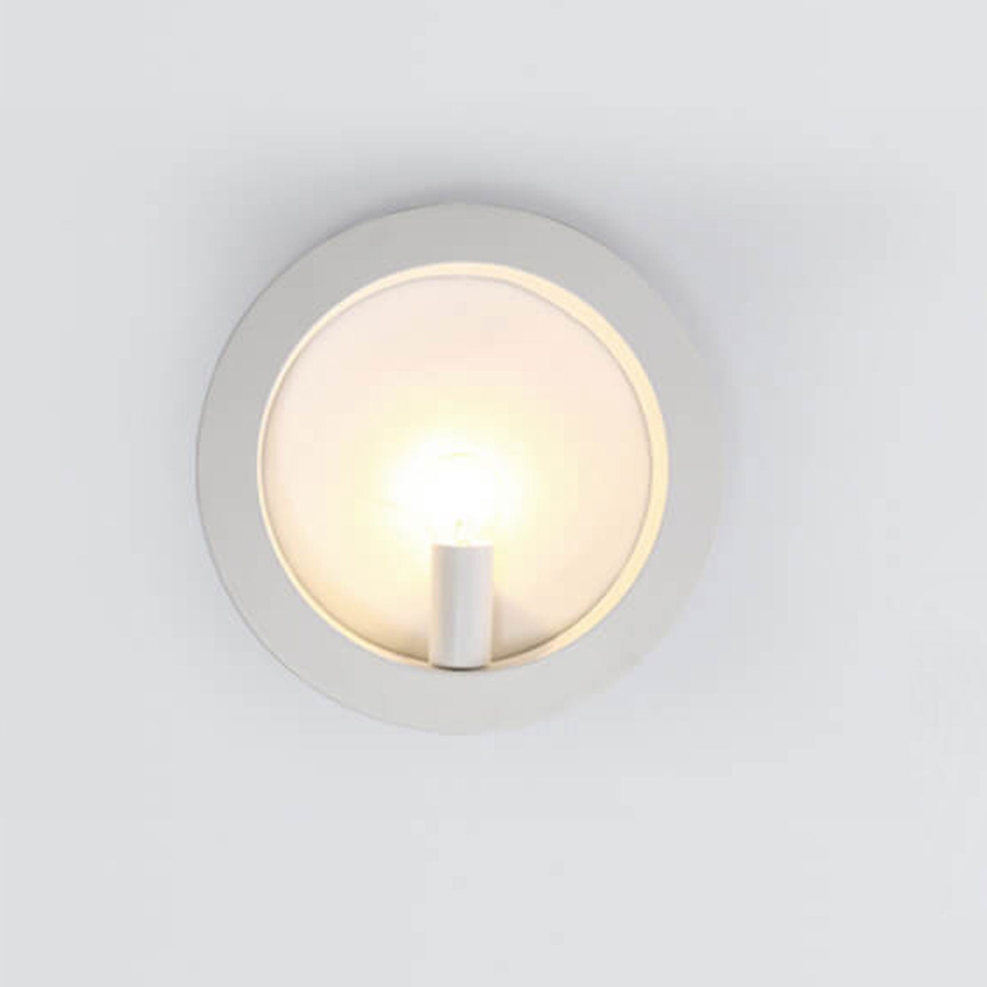 Creative Square Round Iron 1-Light Wall Sconce Lamp