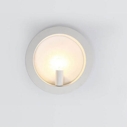 Creative Square Round Iron 1-Light Wall Sconce Lamp