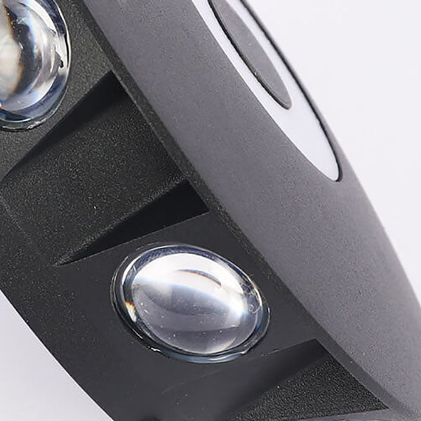 Black Indoor Outdoor Waterproof LED Wall Sconce Lamp