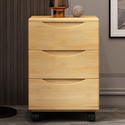 Japanese Wood Nightstand