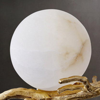 Luxury Brass Lucite Tree Branch 1-Light Wall Sconce Lamp