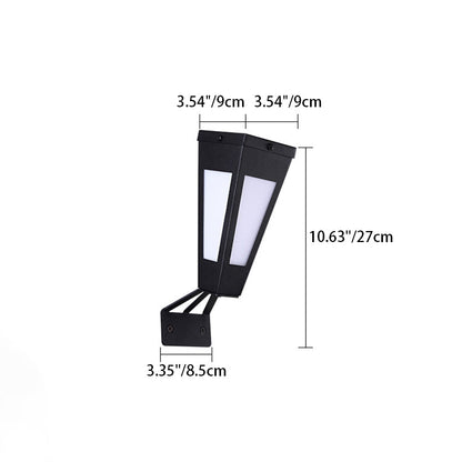 Intelligent Sensor LED Solar Waterproof Wall Sconce Lamp
