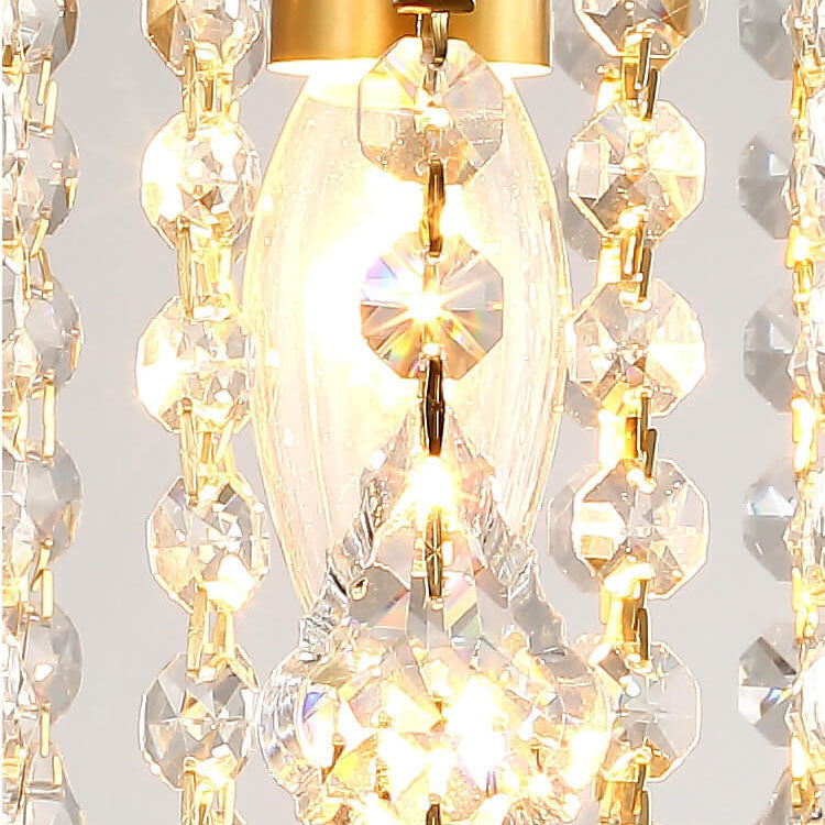Modern Crystal Iron Ceiling Light