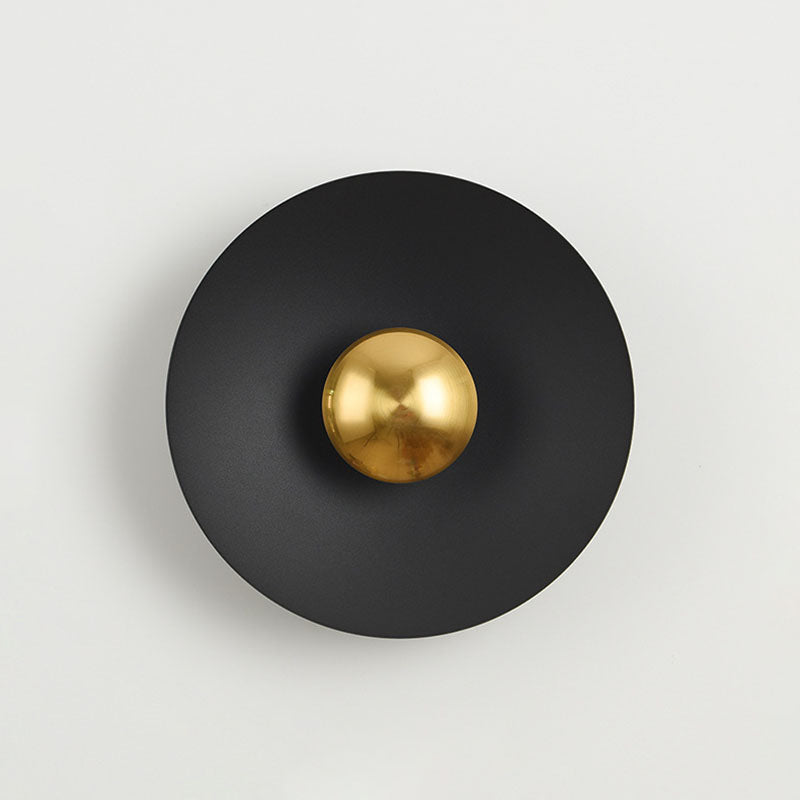 Macaron Flying Saucer Hardware LED Wall Sconce Lamp