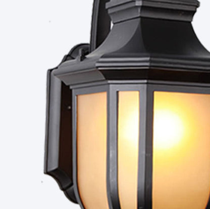 Aluminum Alloy Square Outdoor 1-Light Wall Sconce Lamp