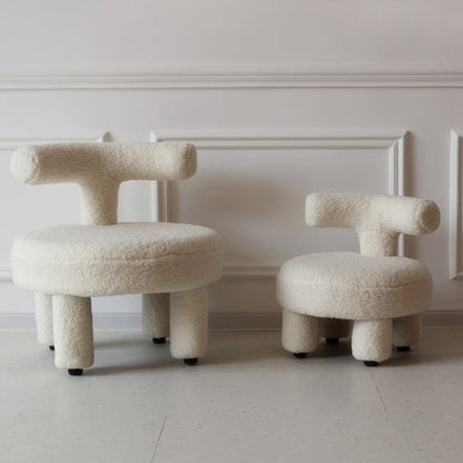 Contemporary Fabric Wood Chair