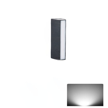 Rectangular and Down Luminous LED Outdoor Wall Sconce Lamp