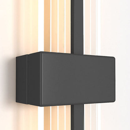 Light Luxury Rectangular Acrylic LED Wall Sconce Lamp