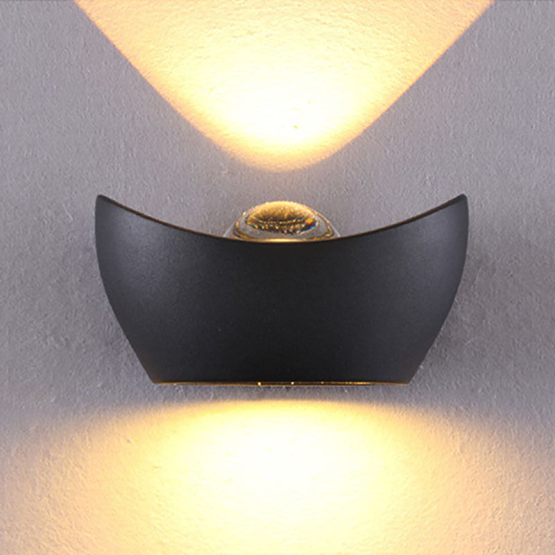 Simplicity Aluminum Ingot Shape LED Wall Sconce Lamp