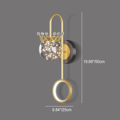 Creative Iron Aluminum Balls LED Wall Sconce Lamp