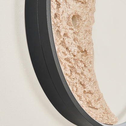 Modern Art Deco Round Metal Resin LED Wall Sconce Lamp