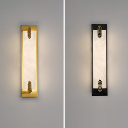 Chinese Strip Chinese Knot Cymbidium LED Wall Sconce Lamp
