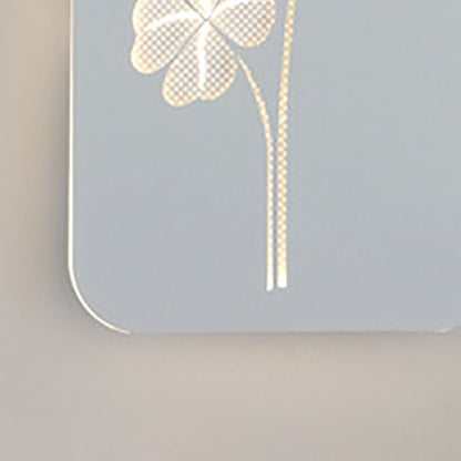Acrylic Aluminum Iron Deer Ginkgo LED Wall Sconce Lamp