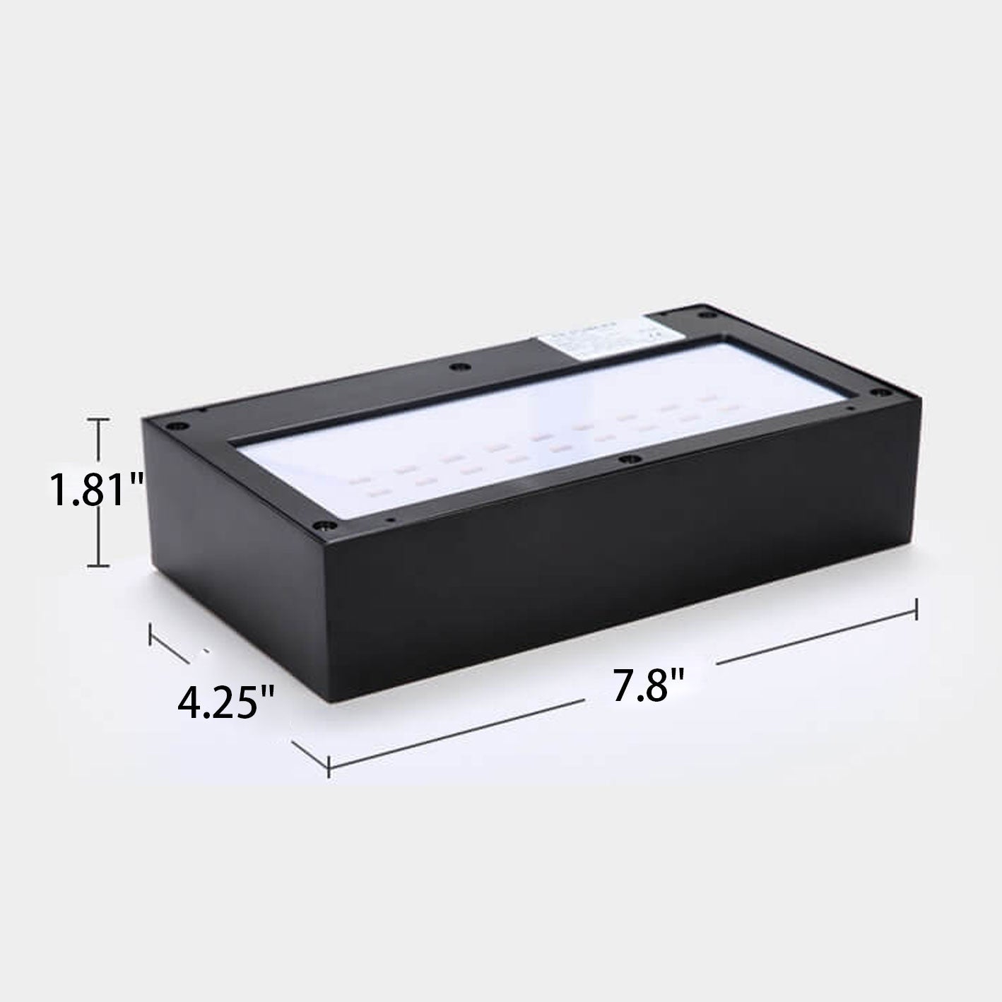 Outdoor Solar Remote Control Timing LED Wall Sconce Lamp