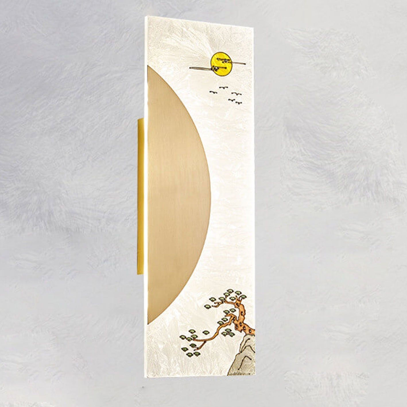 New Copper Ultra Thin Mural Design LED Wall Sconce Lamp