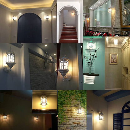 Waterproof Pavilion Design 1-Light Outdoor Wall Sconce Lamp