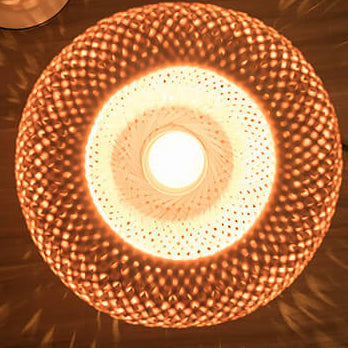 Traditional Wood Bamboo Table Lamp