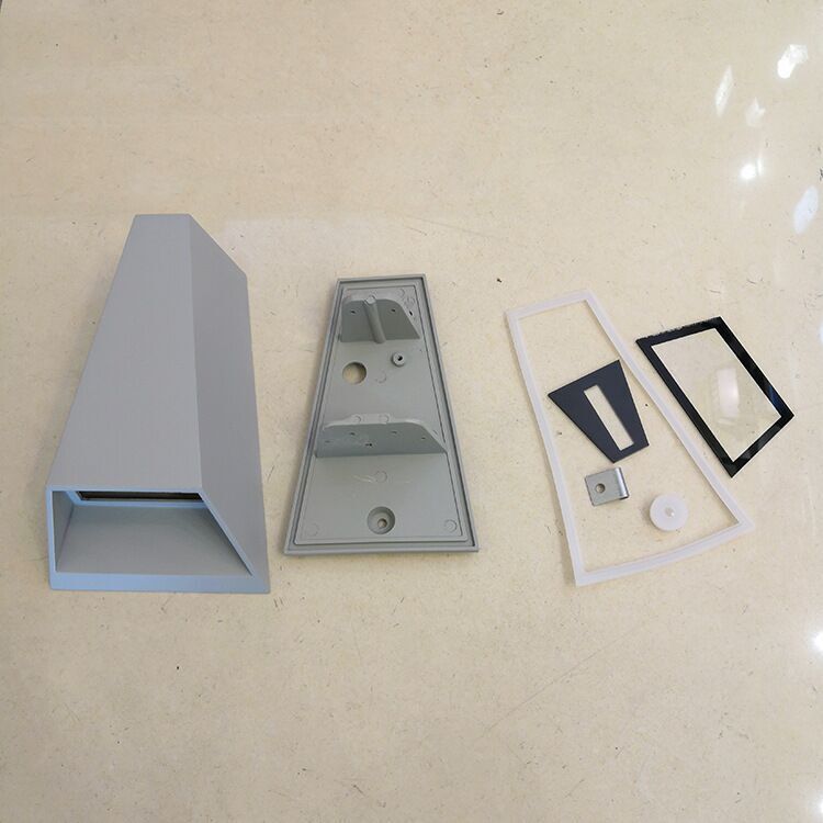 Trapezoidal Silicone PVC Lens LED Outdoor Wall Sconce Lamp