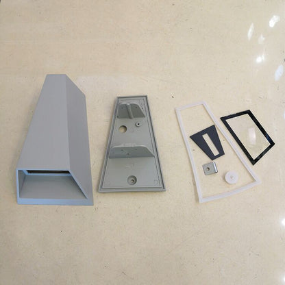 Trapezoidal Silicone PVC Lens LED Outdoor Wall Sconce Lamp