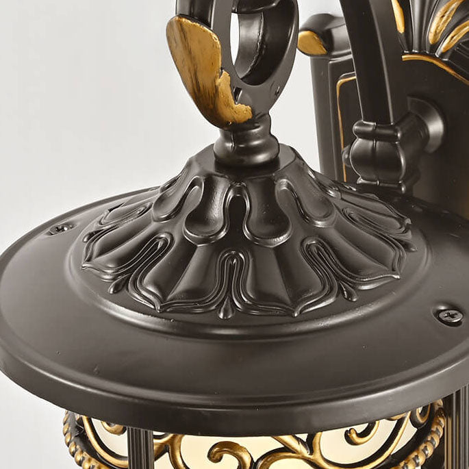 Cylindrical Outdoor Waterproof 1-Light Wall Sconce Lamp
