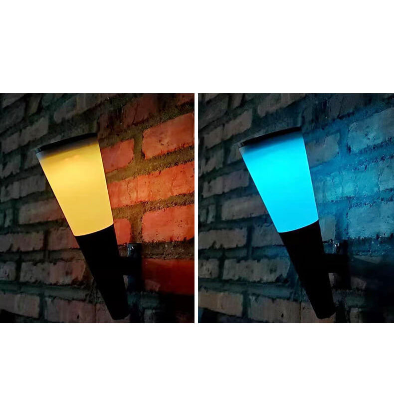 Solar Horn Design LED Outdoor Decoration Wall Sconce Lamp