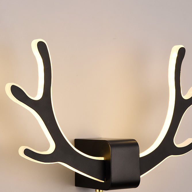Acrylic Nordic Creative Antler Shape LED Wall Sconce Lamp