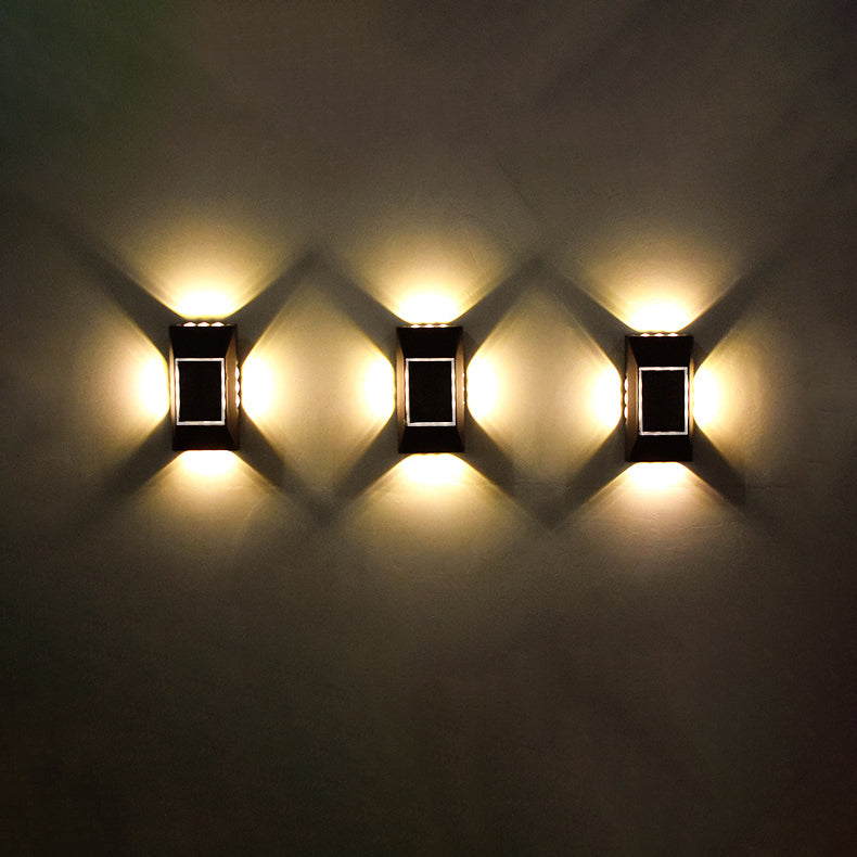 Simplicity ABS Plastic LED Outdoor Wall Sconce Lamp