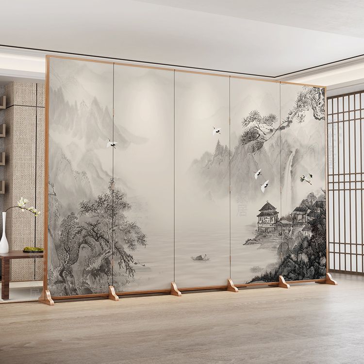 Traditional Wood Solid Wood Room Divider