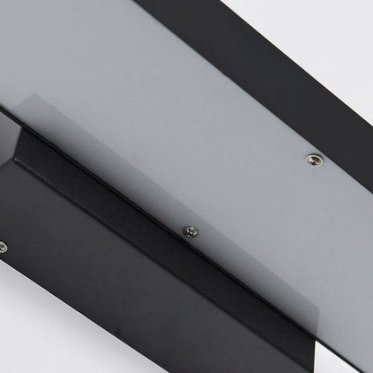 Modern Minimalist Flat LED Sensor Outdoor Wall Sconce