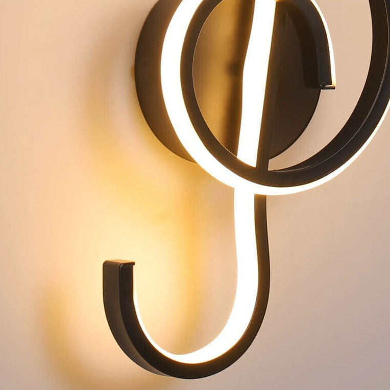 Deco Note Soft Silicone Lampshade LED Wall Sconce Lamp