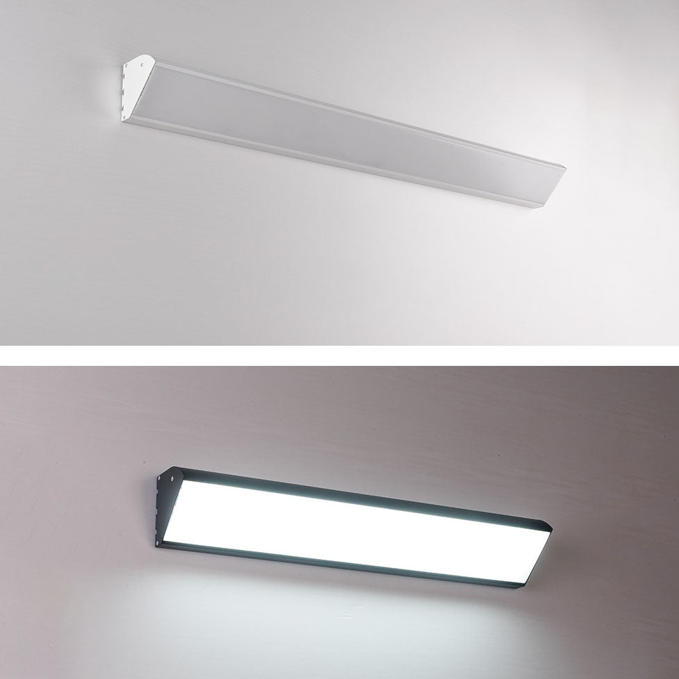 Rectangular Aluminum PC Waterproof LED Wall Sconce Lamp
