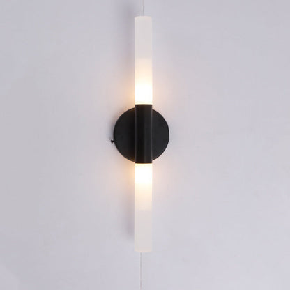 Minimalist Aluminum Iron Cylinder LED Wall Sconce Lamp