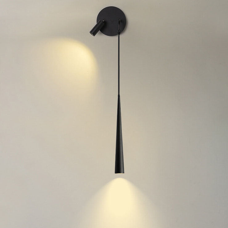 Minimalist Long Cylindrical Spotlight LED Wall Sconce Lamp