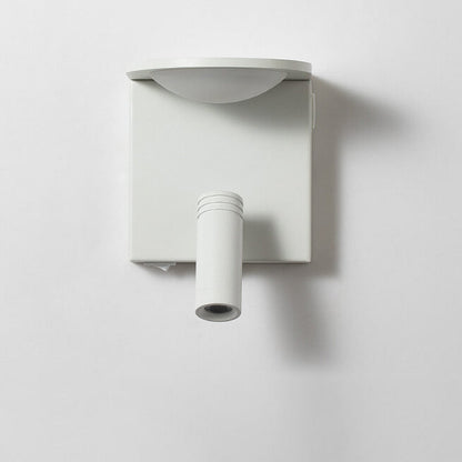 Simple Square USB Spotlight Rotating LED Wall Sconce Lamp