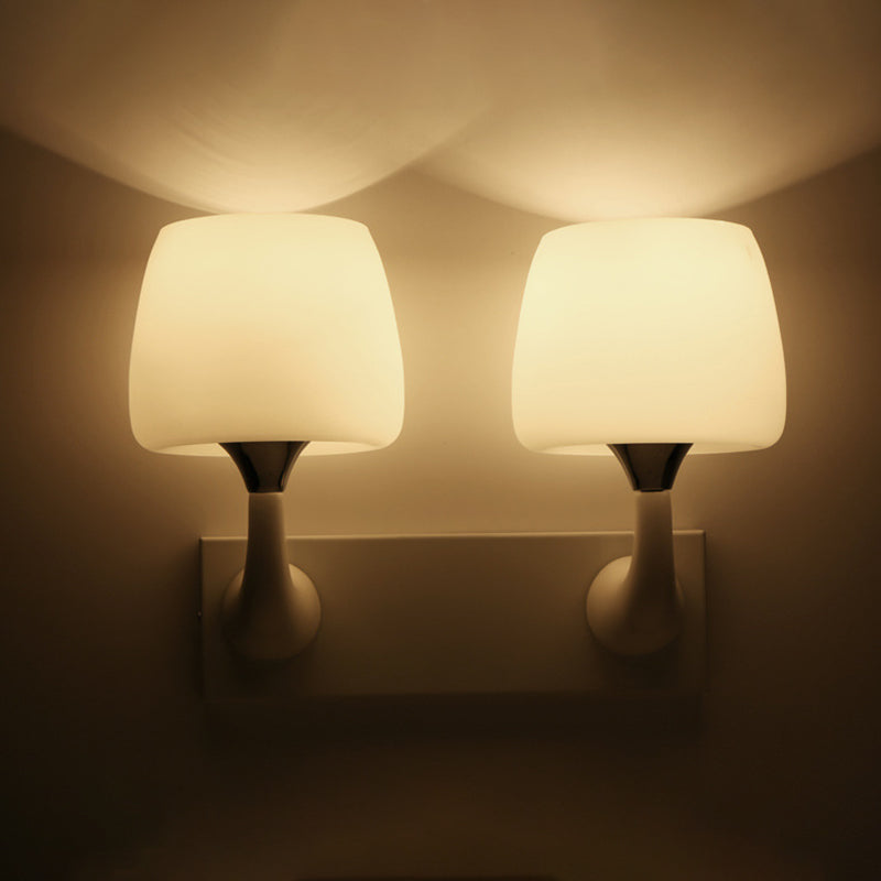 Dolphin Metal Resin Glass 1/2 Light Wall Sconce Lamp