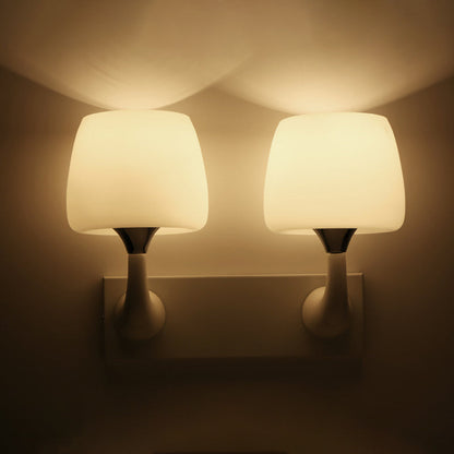 Dolphin Metal Resin Glass 1/2 Light Wall Sconce Lamp