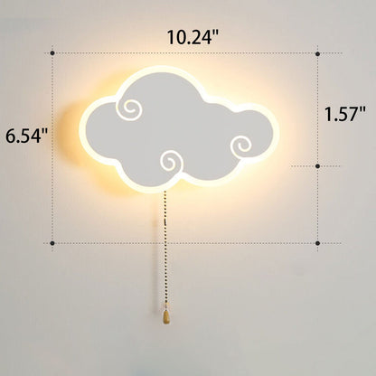 Nordic Simple Cloud Cartoon Design LED Wall Sconce Lamp