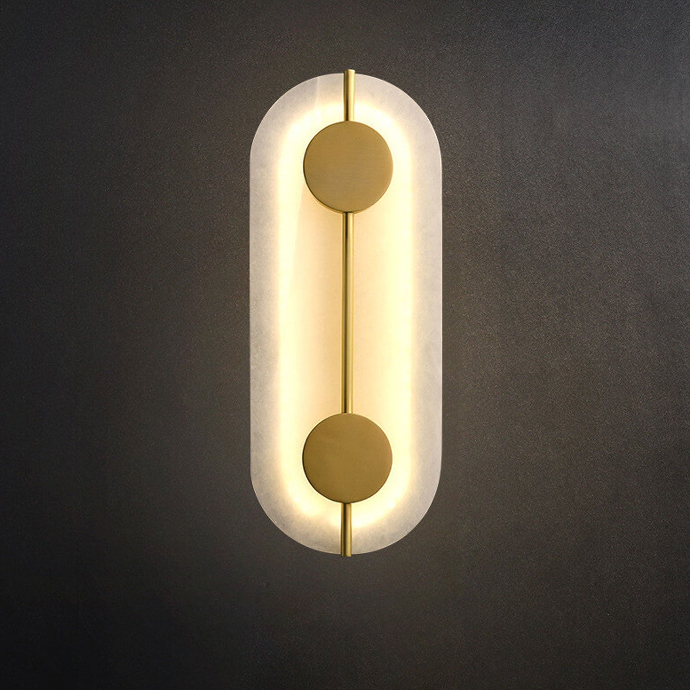 Modern Iron Circle LED Wall Sconce Lamp