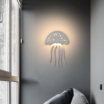 Modern Creative 1-Light LED Jellyfish Wall Lamp