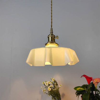 Traditional Petal Pendant Light