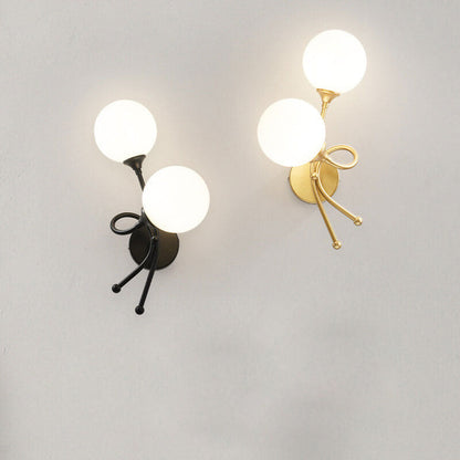 Minimalist Knot Shape Design 2-Light Wall Sconce Lamp
