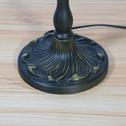 Tiffany Zinc Alloy Stained Glass 1-Light Table Lamp