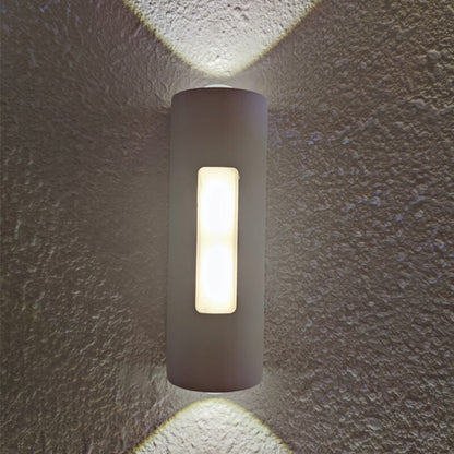 Cylindrical Design LED Outdoor Decorative Wall Sconce Lamp