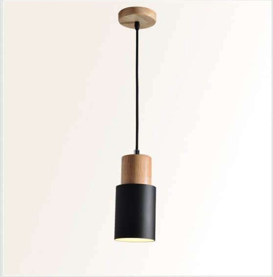 Nordic Macaron Cylinder Aluminum 1-Light LED Pendant