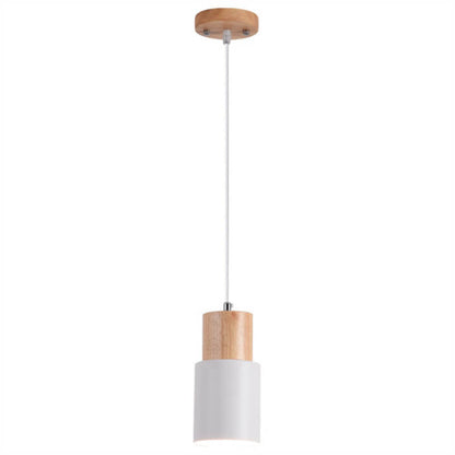 Nordic Macaron Cylinder Aluminum 1-Light LED Pendant