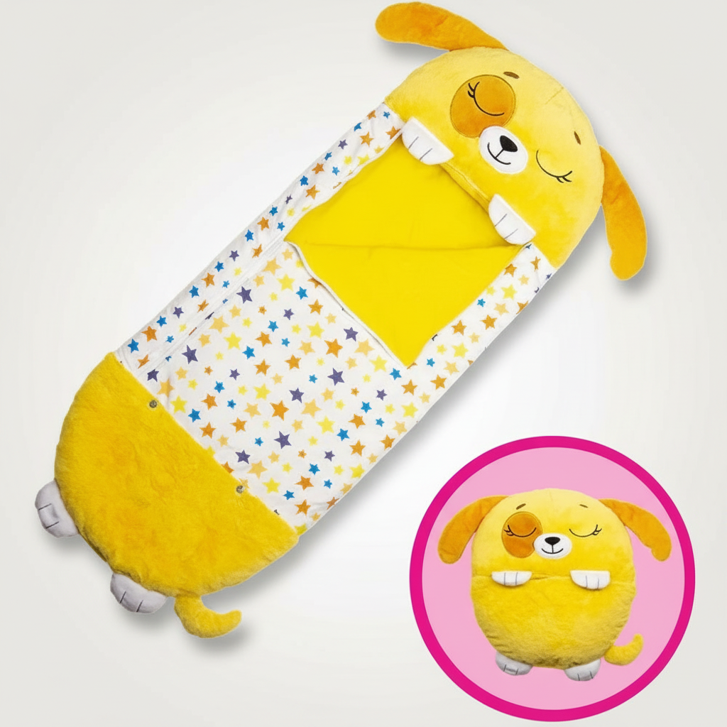 Animal Shape Kids Sleeping Bag with Pillow