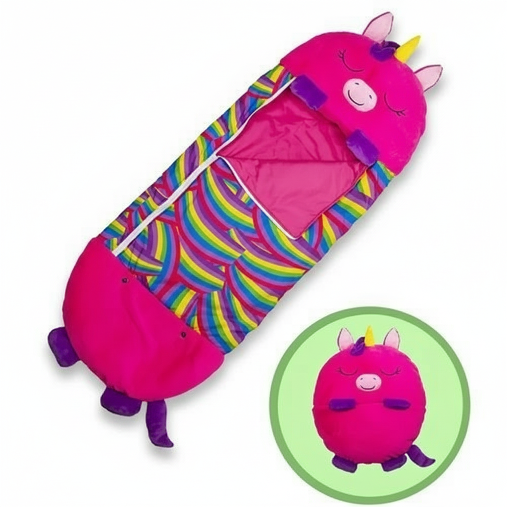 Animal Shape Kids Sleeping Bag with Pillow