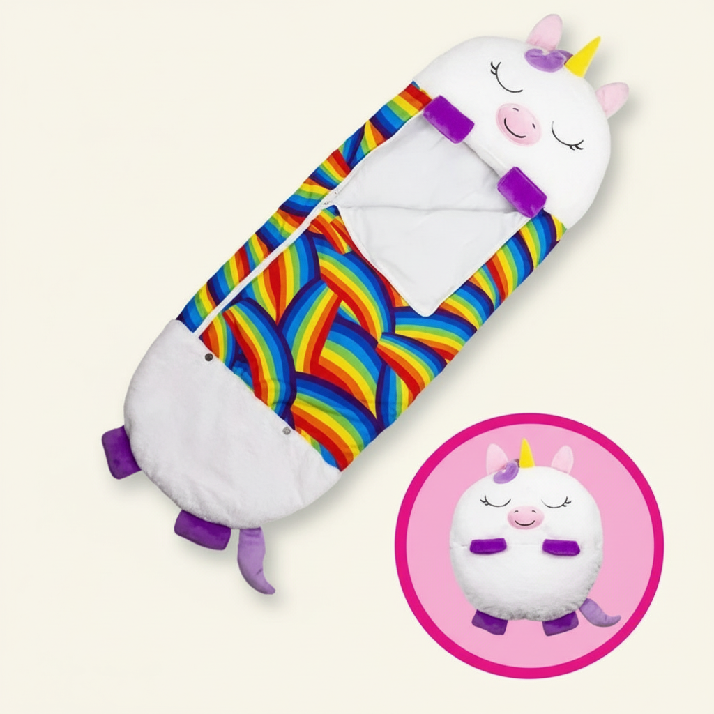 Animal Shape Kids Sleeping Bag with Pillow